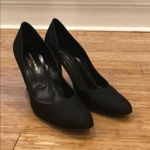 Sonia Rykiel black fabric pumps